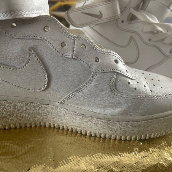 White OG, vintage Air Jordan Nike size 9 high top - Picture 7 of 14